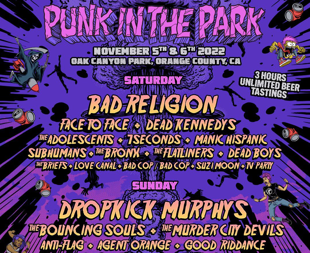 Punk in the Park Adds Dead Kennedys, Unveils Daily Lineups